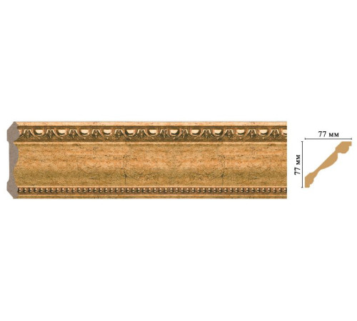 Плинтус потолочный DECOMASTER 154-58 77х77х2400 мм 154-58