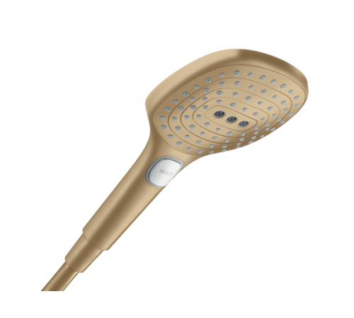 Ручной душ Hansgrohe Raindance Select E 120 3jet шлифованная бронза 26520140