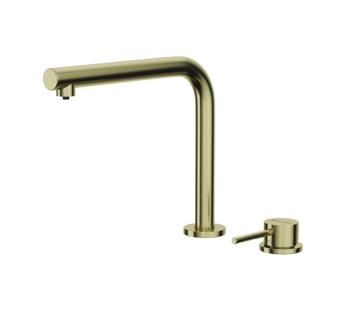 Смеситель для кухни Omoikiri Nara 2 Plus LG с подключением фильтра светлое золото 4994486