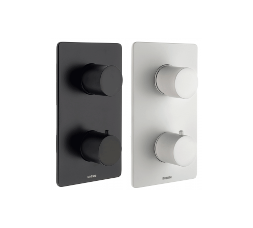 Наружная часть термостата Bossini Teo белый матовый Z00002.045