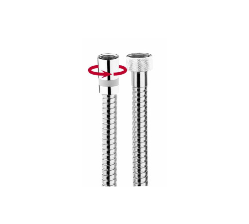 Душевой шланг Bossini Doppia 1250 мм латунь хром A00048B.030.1