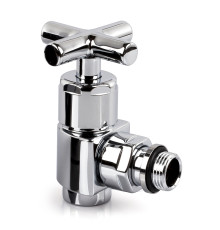 Вентиль угловой ручной SR Rubinetterie Prestige & Minimal 1/2 крест хром 0375-1500C000