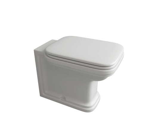 Унитаз напольный пристенный Kerasan Waldorf 55х37 см белый 411801