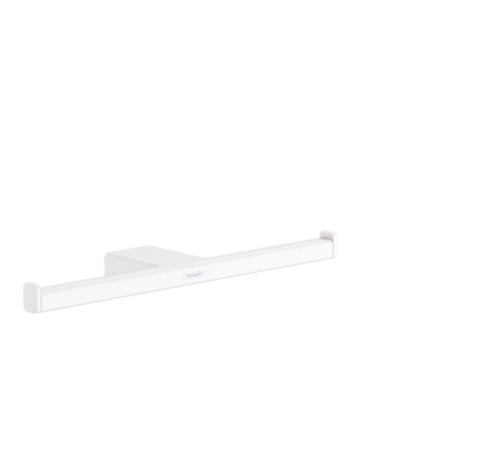 Держатель туалетной бумаги двойной Hansgrohe AddStoris матовый белый 41748700