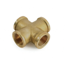 Крестовина латунная General Fittings ВР 3/4 равнопроходная EBF0434