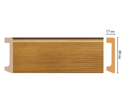 Плинтус МДФ Дядюшка Плинтус 80х17х2400 мм D235-73