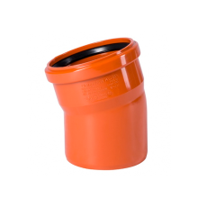 Отвод для наружной канализации Ostendorf KGB DN 110 15° 220200