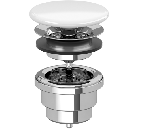 Донный клапан Villeroy & Boch для раковин Stone White 680800RW