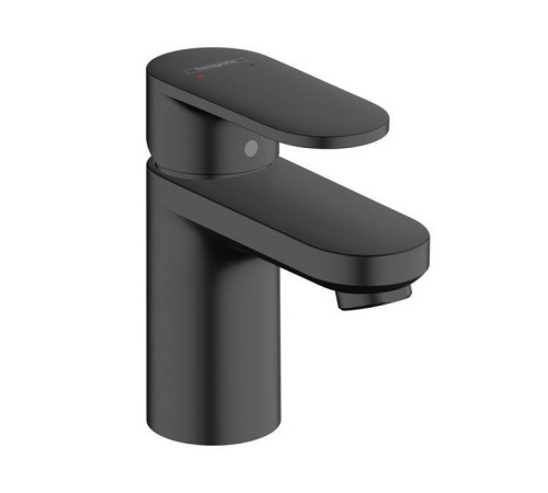Смеситель для раковины Hansgrohe Vernis Blend 70 с донным клапаном матовый черный 71550670