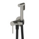 Смеситель с гигиеническим душем Newform Idroscopini шланг 120 см PVD Brushed Gun Metal 886E.59.064