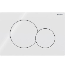 Клавиша смыва Geberit Sigma01 для двойного смыва круглая белый 115.770.11.5