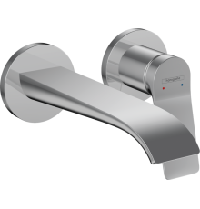 Смеситель для раковины hansgrohe Vivenis настенный на 2 отверстия внешняя часть хром 75050000