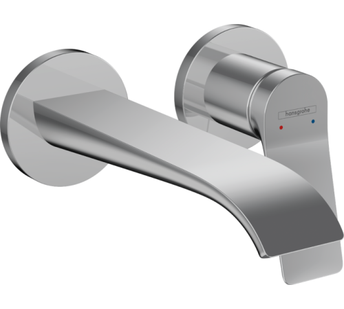 Смеситель для раковины hansgrohe Vivenis настенный на 2 отверстия внешняя часть хром 75050000