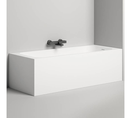 Ванна встраиваемая Salini Orlanda Kit 180х80х60 см S-Stone белый матовый 102122M