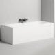 Ванна встраиваемая Salini Orlanda Kit 180х80х60 см S-Stone белый матовый 102122M