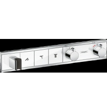 Комплект термостатического смесителя для душа Hansgrohe RainSelect белый/хром 15356400/15311180 15356400S