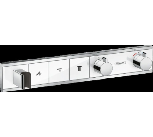 Комплект термостатического смесителя для душа Hansgrohe RainSelect белый/хром 15356400/15311180 15356400S
