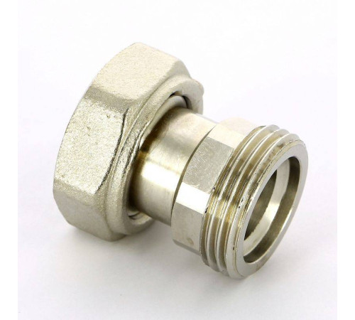 Соединение с накидной гайкой НВ Uni-Fitt 1 никелированное с обратным клапаном 623N4000