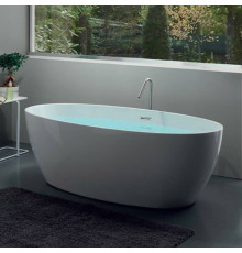 Ванна отдельностоящая акриловая Kerasan Flo 170х82 см со сливом click-clack 742901