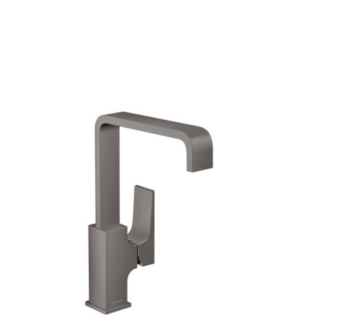 Смеситель для раковины Hansgrohe Metropol 230 однорычажный с донным клапаном шлифованный черный хром 32511340