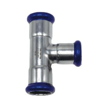 Тройник пресс Sanha NiroSan 28x15x28 мм нержавеющая сталь SS541070407