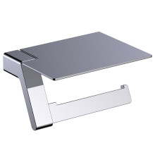 Бумагодержатель с полкой для телефона Timo Selene хром 10043/00