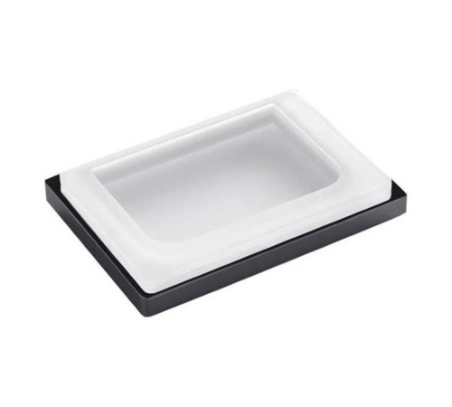 Мыльница настольная Colombo Design Look черный матовый матовое стекло B1640.NM-VAN