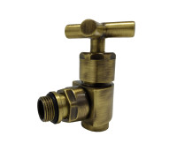 Вентиль угловой ручной SR Rubinetterie Prestige & Minimal 1/2 крест бронза 0375-1500Z000