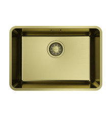 Кухонная мойка Omoikiri Omi 53-U/I Ultra Mini LG светлое золото 53x18 см 4997406