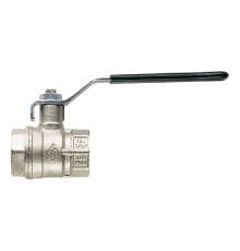 Кран шаровой Rubinetterie Bresciane UNI-SFER 1 вн-вн стальная рукоятка 1510060000