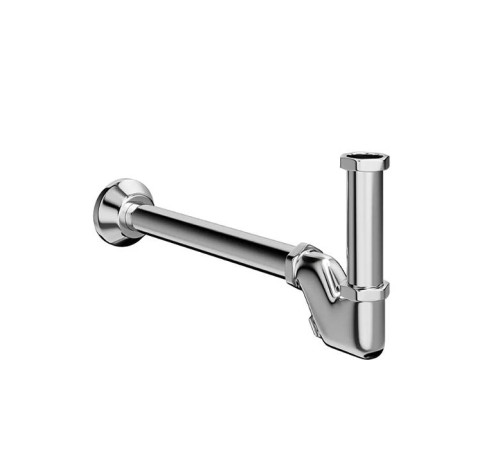 Сифон для раковины Kerama Marazzi с декоративной накладкой хром 212KM.21.018