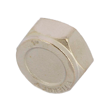 Заглушка TIEMME никелированная 1 ВР резьбовая 1880N0006