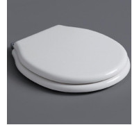 Сиденье для унитаза Simas Londra микролифт белый петли хром LO006 bi/cr