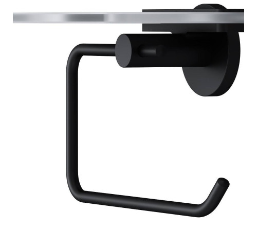 Держатель для туалетной бумаги с полкой AM.PM X-Joy черный A85A341522