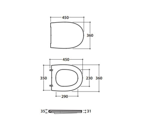 Сиденье для унитаза Globo 4ALL микролифт цвет Smoke MDR20.SK