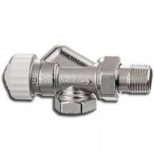 Вентиль термостатический осевой Elsen 1/2x1/2 никелированный EVR09.3413