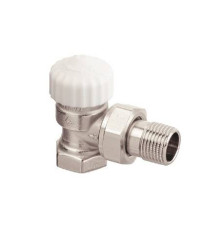 Вентиль термостатический угловой Elsen 1/2x1/2 никелированный EVR09.3412