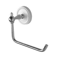 Держатель туалетной бумаги Devon&Devon Dorothy подвесной хром/белый DOR411CR