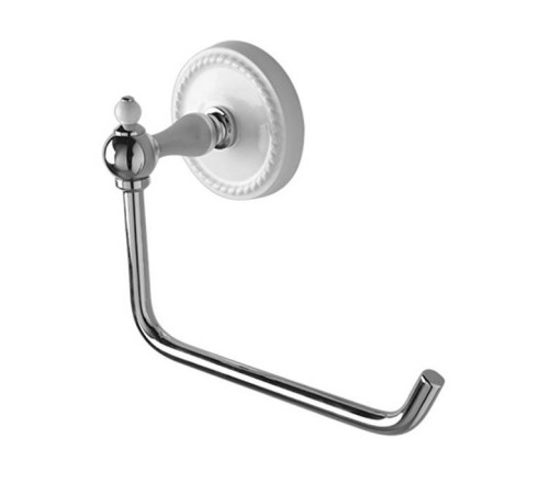 Держатель туалетной бумаги Devon&Devon Dorothy подвесной хром/белый DOR411CR