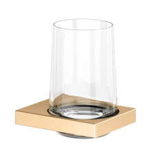 Стакан Keuco Edition 11 подвесной хрустальный brushed brass 11150259000