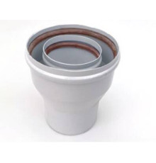 Адаптер коаксиальный Hogart 60/100-80/125 мм папа-мама TR6080H