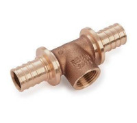 Тройник REHAU RAUTITAN 25-Rp 1/2-25 бронза RX+ 14564143001