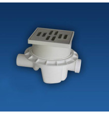 Трап для слива SANIT с решеткой из нержавеющей стали 40.003.00.0000