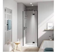 Дверь в нишу Kermi LIGA 900x2000 мм Schwarz Soft прозрачное стекло Kermiclean LI SFR 09020 3PK