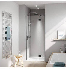 Дверь в нишу Kermi LIGA 900x2000 мм Schwarz Soft прозрачное стекло Kermiclean LI SFR 09020 3PK