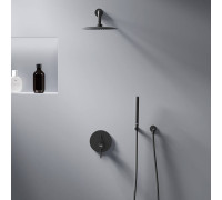 Встраиваемая душевая система Damixa Scandinavian Pure со смесителем черный матовый 936520300