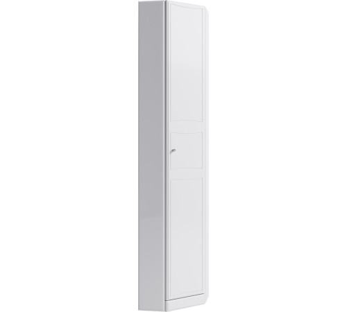 Пенал угловой AQ Барселона с полками 400х1930х400 мм Ba.05.45