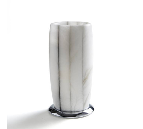 Стакан 3SC Rigato настольный Alabastro хром AL03SL