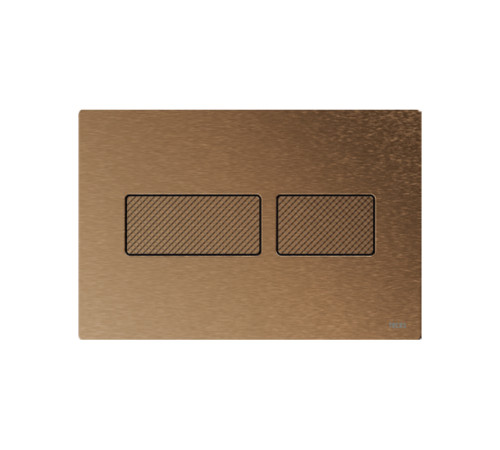 Панель смыва для унитаза TECE TECEsolid металл бронза текстура ромбы 9240435