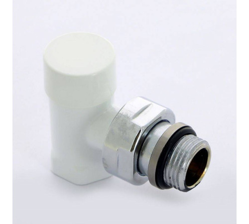 Вентиль обратный Carlo Poletti Compact угловой НВ 1/2 белый V150410E